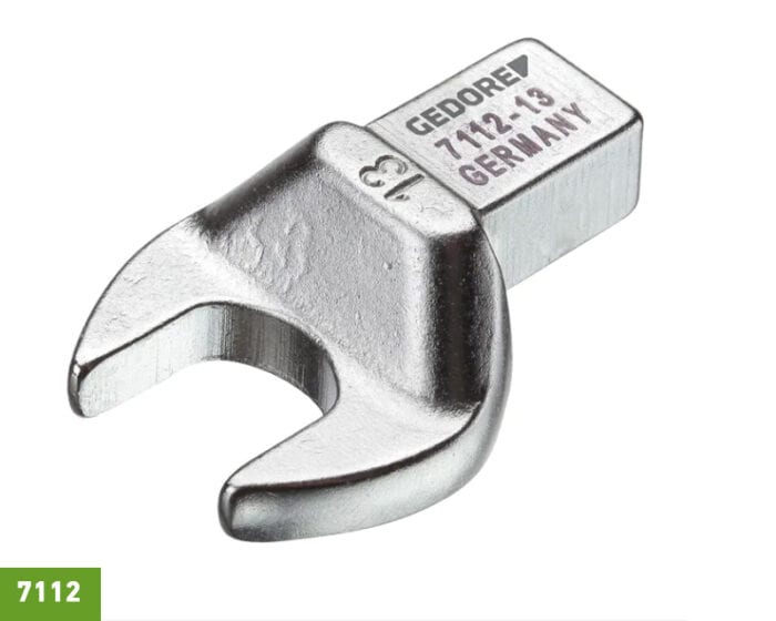 Rectangular open end fitting